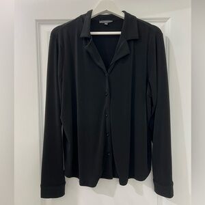 Women’s Black Button-Up Blouse